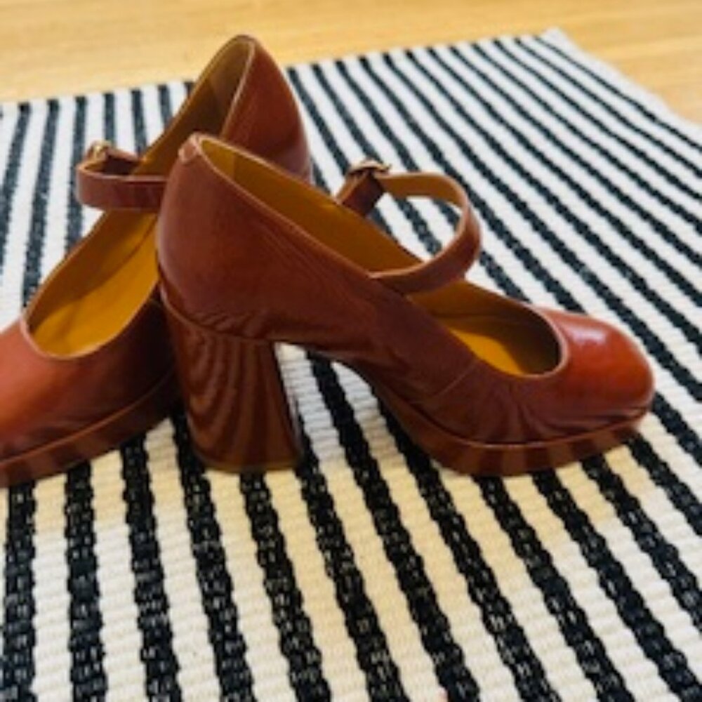 Sezane Georgia High Mary Janes Size 35